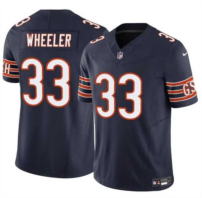 Men & Women & Youth Chicago Bears #33 Ian Wheeler Navy 2023 F.U.S.E. Vapor Football Stitched Jersey->chicago bears->NFL Jersey